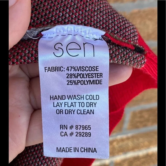 Sen cocoon camoflage open sweater m - Picture 14 of 15